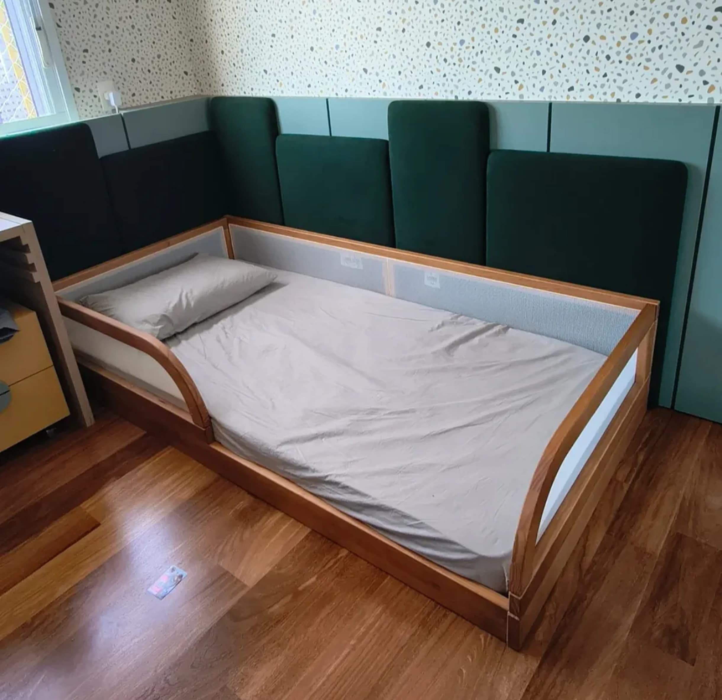 Painel de cabeceira estofado em Vila Mariana